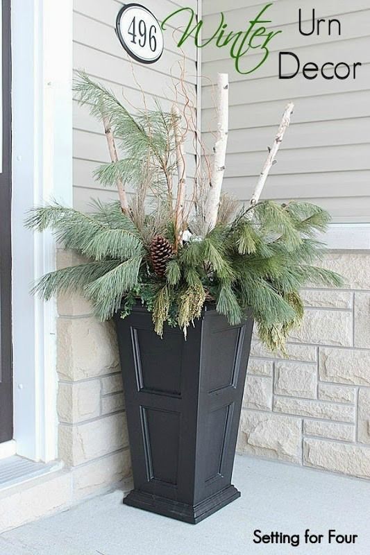 image result for winter container decorating winter holidays winter christmas christmas flowers christmas - Decorating Front Porch Urns For Christmas image result for winter container decorating winter holidays winter christmas christmas flowers christmas - Decorating Front Porch Urns For Christmas