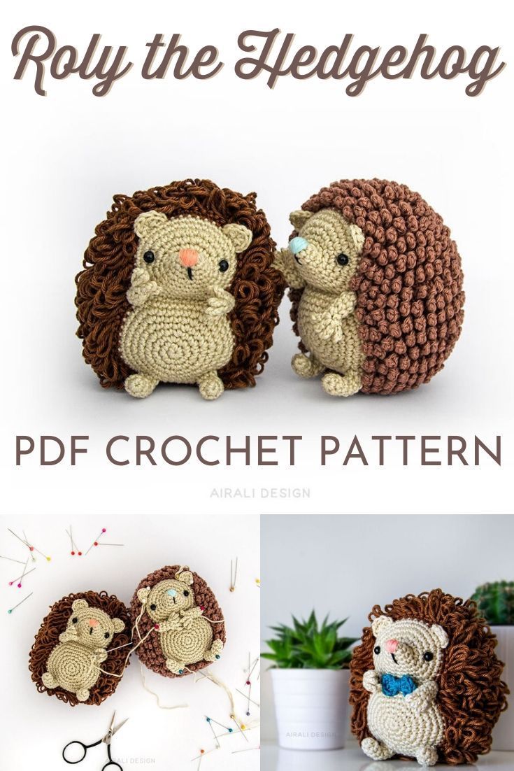 Mini Amigurumi Hedgehog Crochet Pattern Mini Amigurumi Hedgehog Crochet Pattern