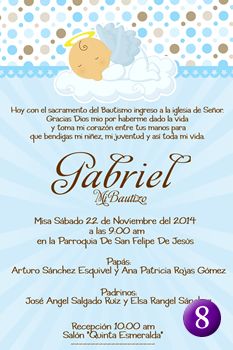 invitaciones de presentacion