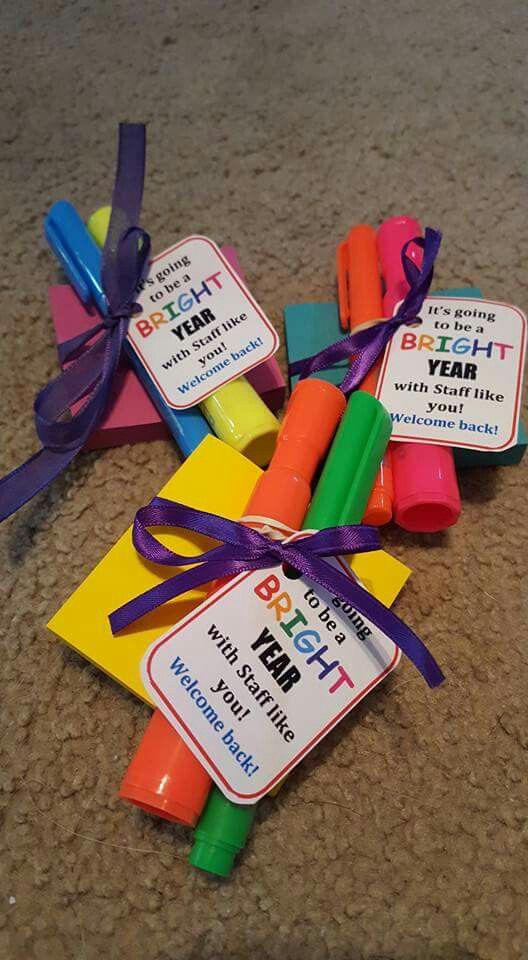 Welcome Back Gifts For Teachers Staff From PTA School Teacher Gifts 