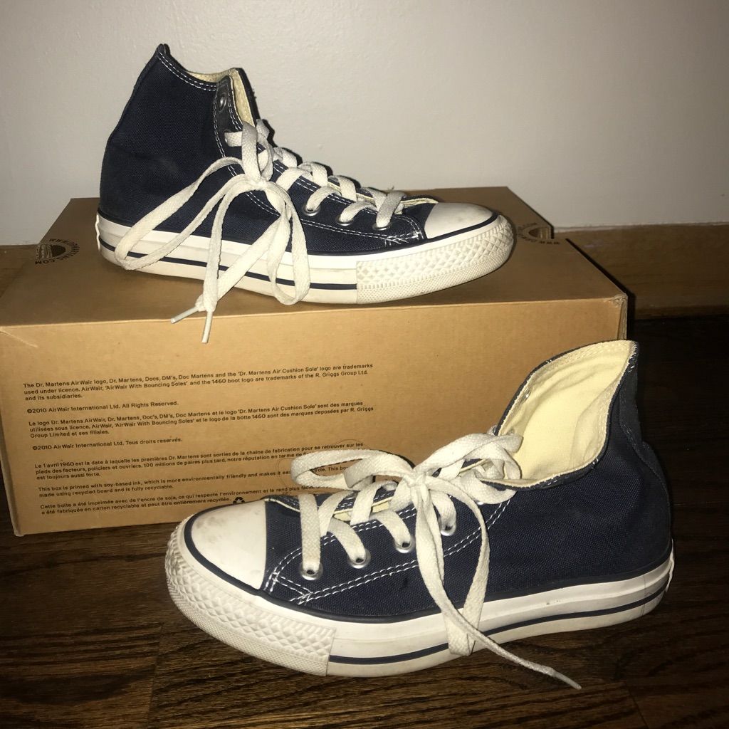 navy converse size 4.5