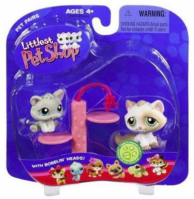 Littlest Pet Shop Pet Pairs Cat And Kitten Amazon Toys Amp