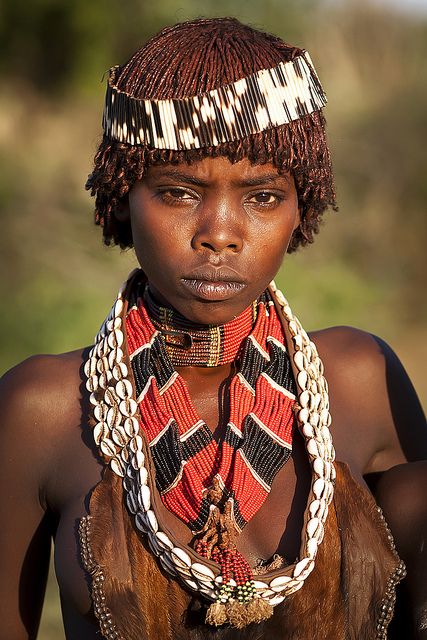 Hamar Girl Ethiopia African Tribal Girls Tribal Women Tribal People