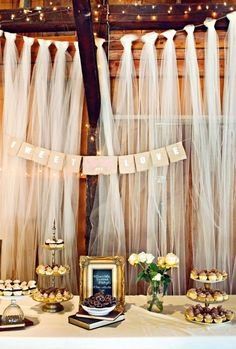 tulle-rideau de tulle pour cacher la zone self ? | deco salle ... tulle-rideau de tulle pour cacher la zone self ? | deco salle ...