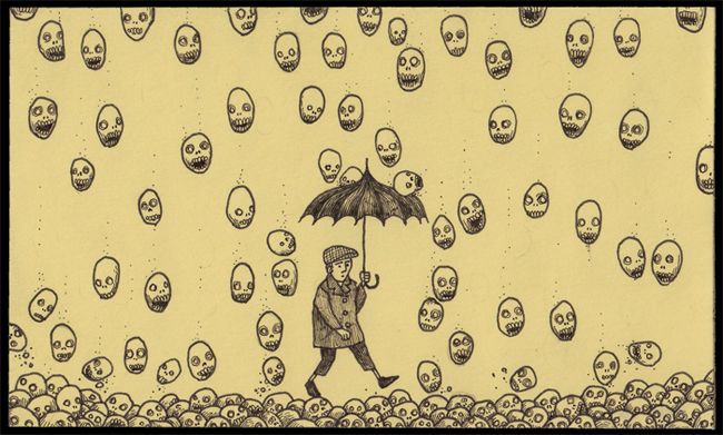 monster art on post it notes by john kenn mortensen illustrations john kenn mortensen gives us a glimpse into a creepy yet curiously beautiful world of monsters through his post it drawings these fun drawings almost poke
