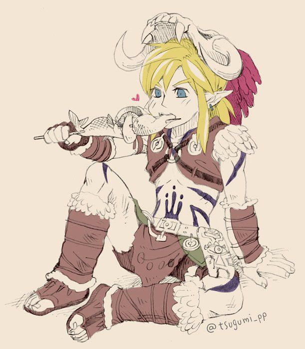 link barbarian armor legend of zelda breath of the wild botw art by link barbarian armor legend of zelda breath of the wild botw art by a a a