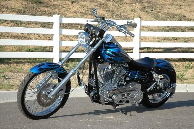 harley dyna chopper
