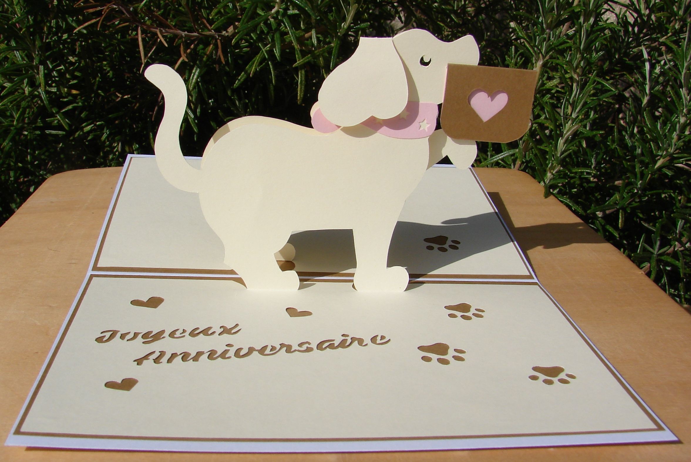 Carte Kirigami Joyeux Anniversaire Petit Chien Marron Beige Et Rose Idee Carte Anniversaire Kirigami Carte Anniversaire Carte Kirigami Joyeux Anniversaire Petit Chien Marron Beige Et Rose Idee Carte Anniversaire Kirigami Carte Anniversaire
