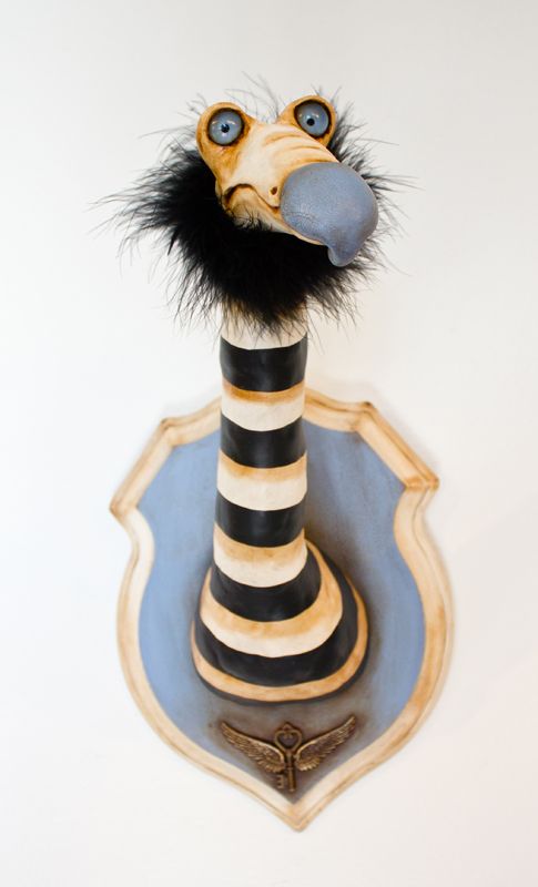 Taxidermy Decor, Faux Taxidermy, Sculpture Lessons, Ceramic Mask, Creature Artwork, Whimsical Garden, Arts Ed, Middle School Art, Pop Surrealism