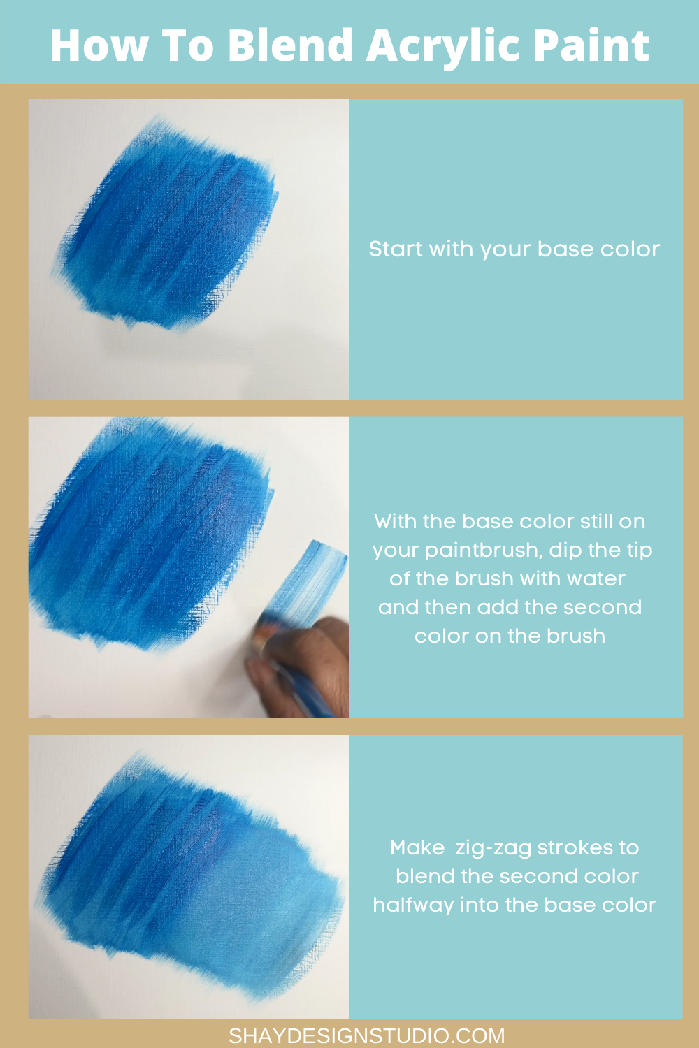 How To Blend Acrylic Paint Acrylic Painting For Beginners Acrylic How To Blend Acrylic Paint Acrylic Painting For Beginners Acrylic