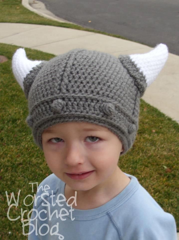 The Worsted Crochet Blog Viking Hat Give Away Viking Hat Crochet Pattern Viking Hat Crochet Hat Pattern