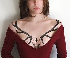Chest Piece Tattoo Tattoos Ink Inked Geometric Tattoo Inspiration Antler Tattoos Cool Chest Tattoos