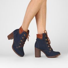 Bota Dakota Coturno Salto Grosso - Preto | Coturno, Botas azuis, Sapatos