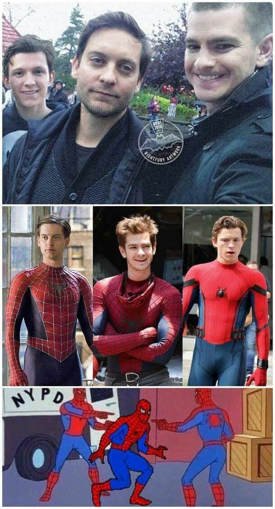 spidermen’ party time #spiderman #marvel