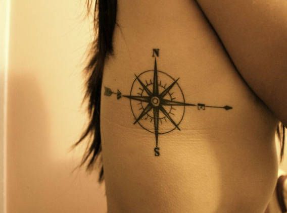 Love It Feminine Compass Tattoo Compass Rose Tattoo Compass