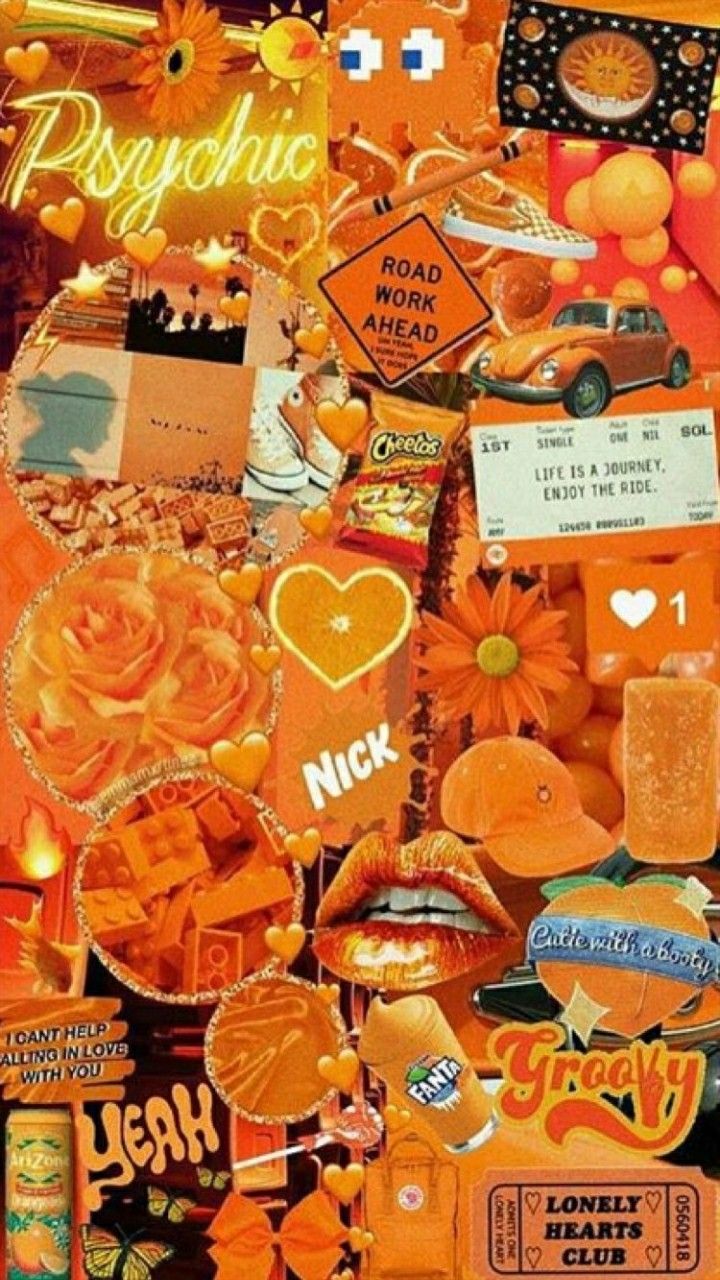 Pin By 𝖈𝖑𝖔𝖚𝖙𝖈𝖗𝖚𝖒𝖇𝖘 🖤 On Orange Backgrounds Aesthetic Iphone Wallpaper Orange Wallpaper