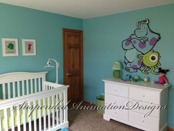 monsters inc nursery decor