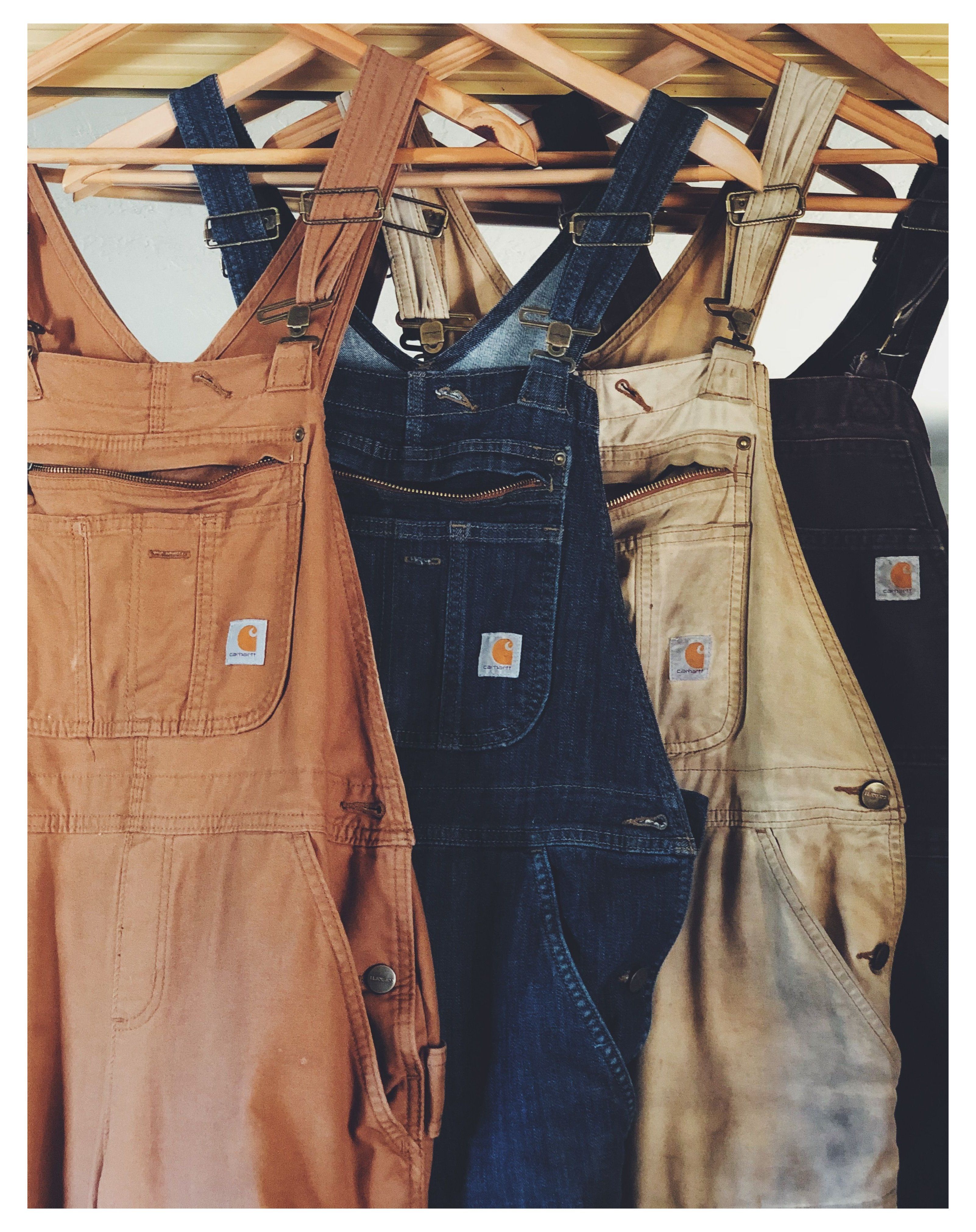 Vintage 90s Carhartt Inspired heavy duty paintersconstruction overalls
