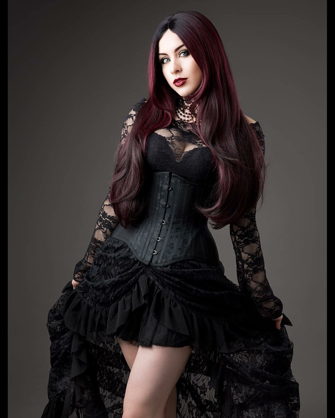 gothic goth dark fashion dress corset victorian Gothic meisjes, Damesmode, Gothic