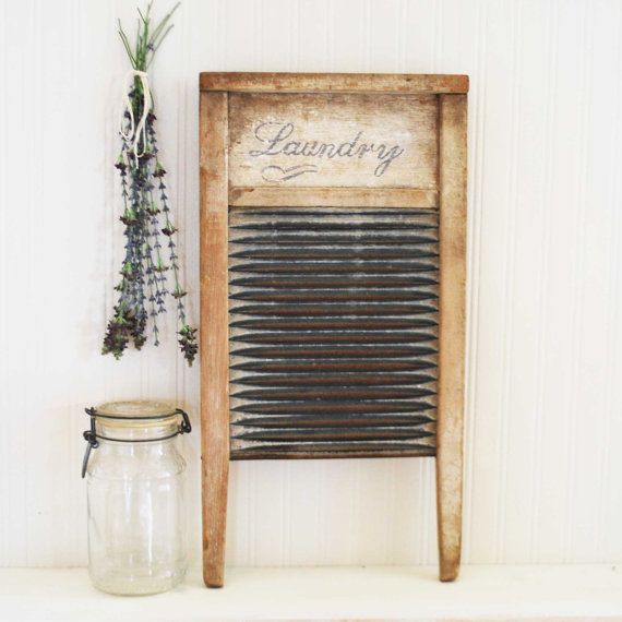 vintage washboard to decorate laundry room. Washboard, Laundry room
