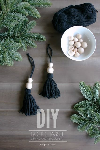 DIY boho christmas ornaments - Crazy Wonderful