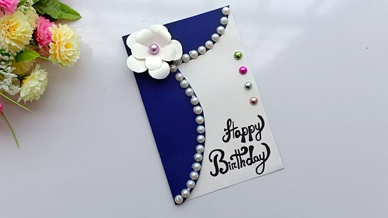 beautiful handmade birthday cardbirthday card idea