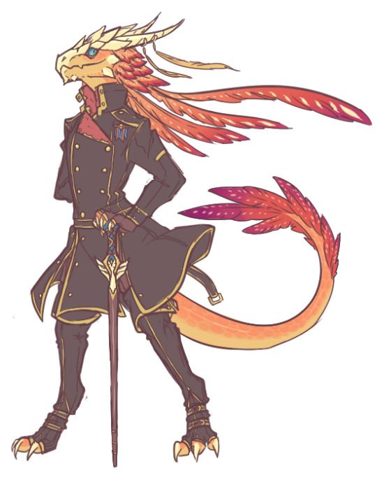 Frills Lizard Reptile Dragonborn Fantasy Character