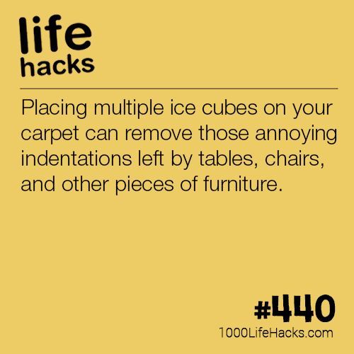 The post Get Indentations Out Of Your Carpet appeared first on 1000