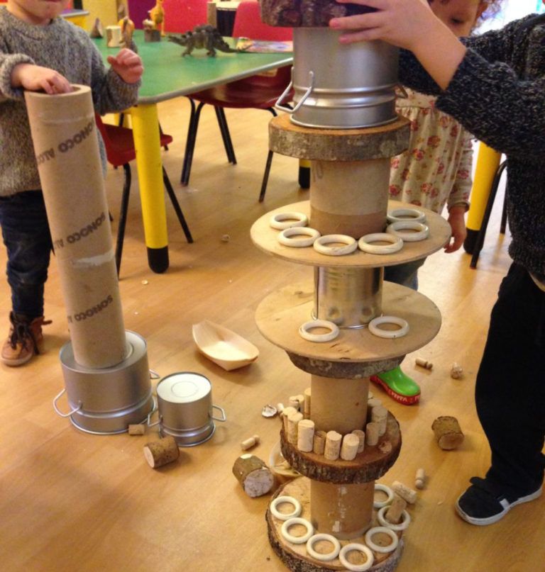 Loose parts play by Little Miss Early Years #curiosityapproacheyfs