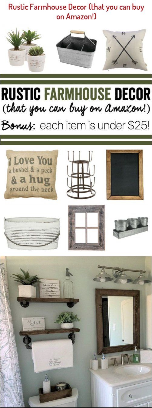 23 Cheap Farmhouse Decor Items Where To Buy Farmhouse Decor On A Budget Online Cheap Farmhouse Decor Farmhouse Style Decorating Buy Rustic Decor