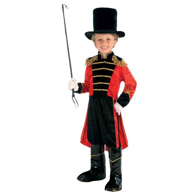 Kids Greatest Showman Costume Boys Ringmaster Fancy Dress Circus Tailcoat