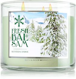 fresh balsam 3 wick candle home fragrance 1037181 bath body fresh balsam bath and body works