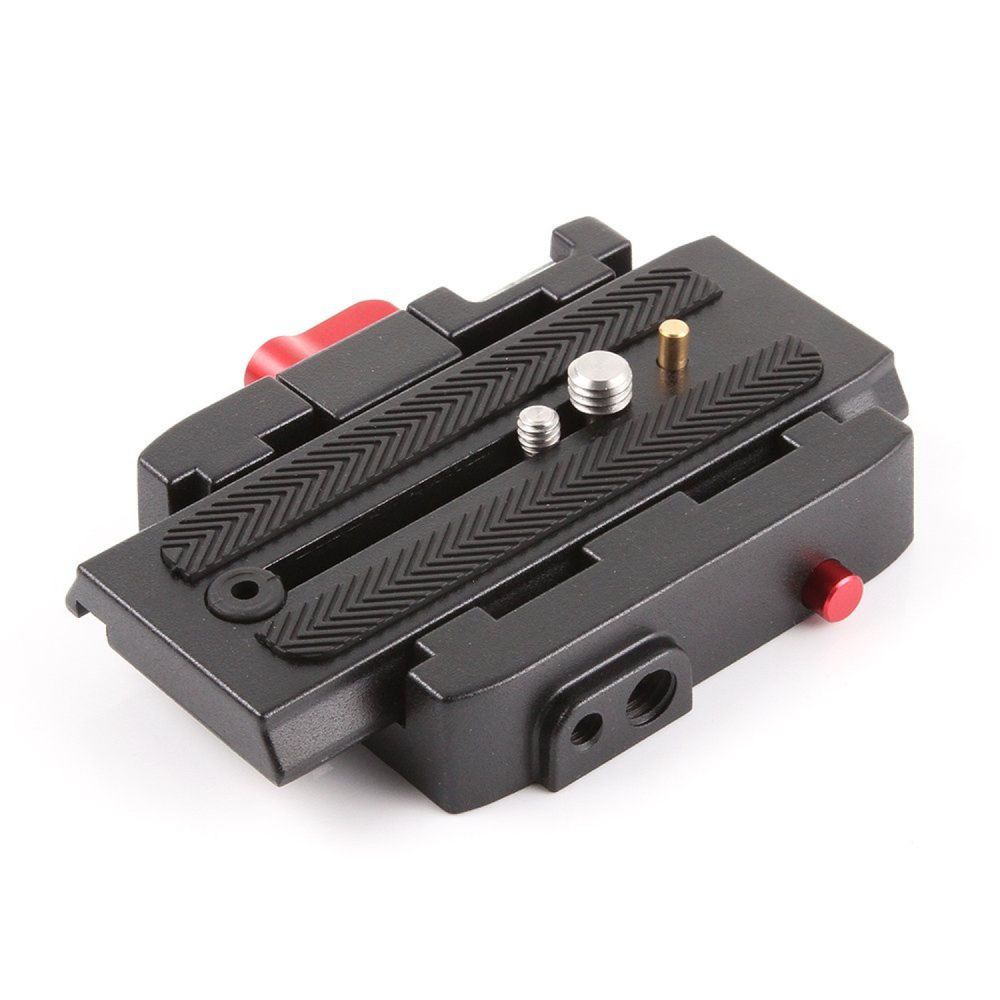 Connect Adapter Mount Clamp with Quick Release Plate for Manfrotto Tripod