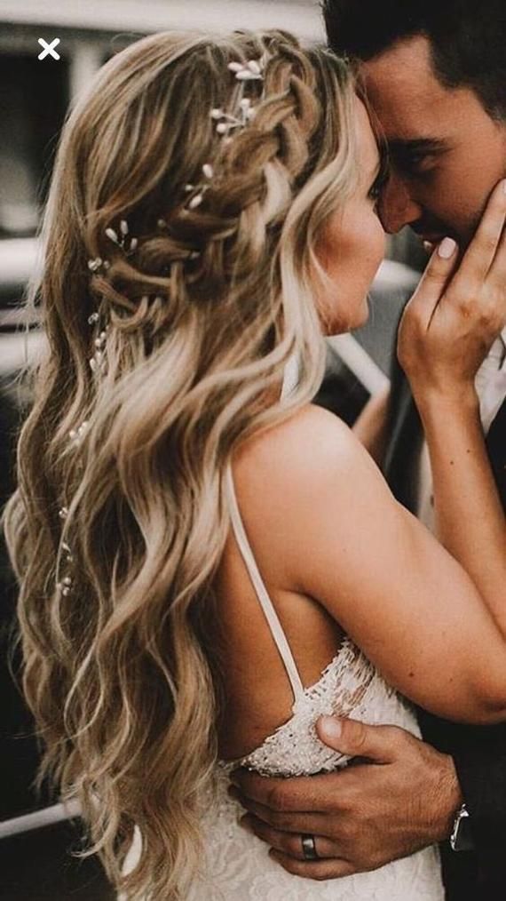 Perle mariée cheveux Vigne Blanc Ivoire mariage or cheveux vigne Rose Coiffe po...