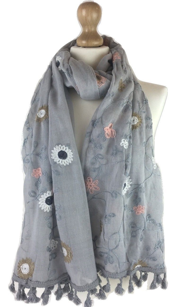 Elegant Paisley Floral Print Women Ladies Scarf Shawl Stole Wrap Hijab Quality