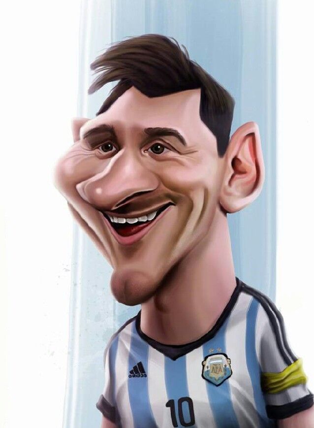 Lionel Messi 似顔絵 人物 表情 Lionel Messi 似顔絵 人物 表情