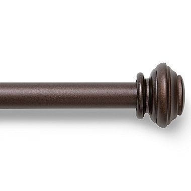 Linden street single curtain rod