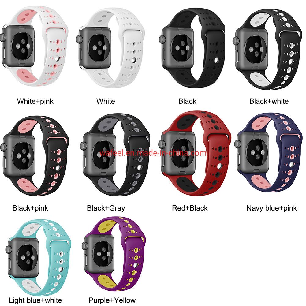 Sport Rubber Silicone Bracelet 38mm 40mm Smart Watch Replacement Band Gender : Unisex. Feature : Replacement. Waterproof : Yes. Type : for Apple Watch Series 6/Se/5/4/3/2/1. Silicone Bracelets, Apple Watch Series, Smart Watch, Replacement, Waterproof, Gender, Rubber, Feature, Watches