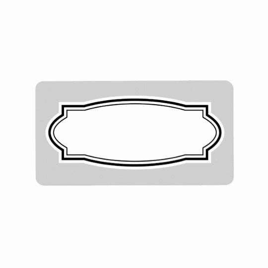 Blank Address Label Template Lovely Printable Blank Address Labels with Stylish Border | Address ...