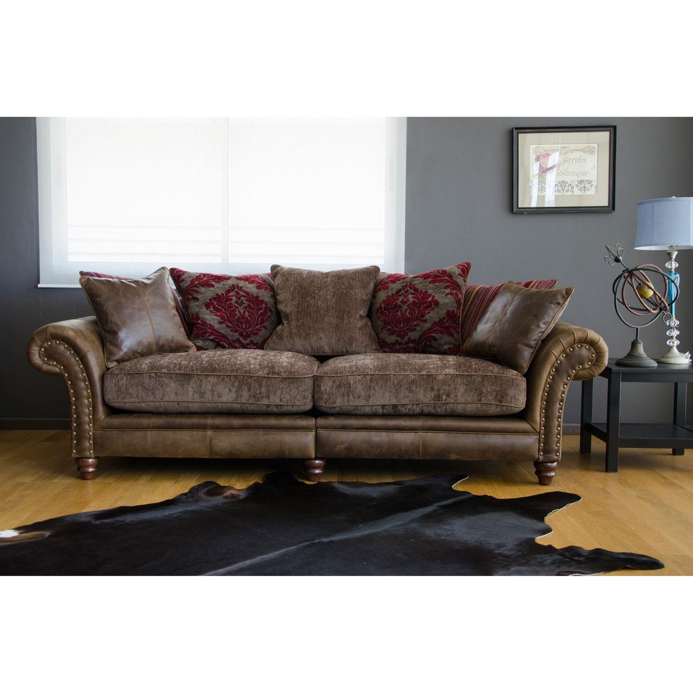 Hudson Leather Sofa Split Brown Fabric Hudson Leather Sofa Ping The Best Deals On Sofas Loveseats