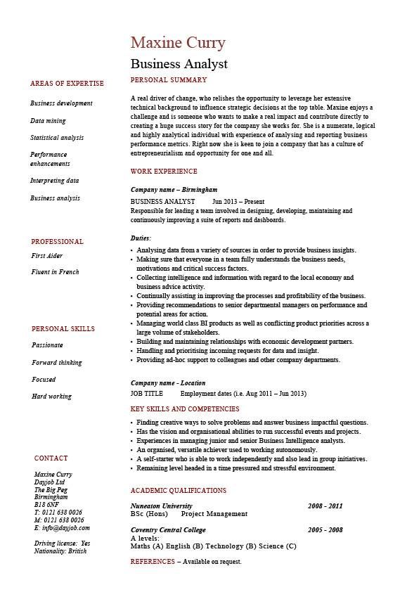 Business Analyst Pinterest Business analyst, Sample resume and - example of business analyst resume Business Analyst Pinterest Business analyst, Sample resume and - example of business analyst resume