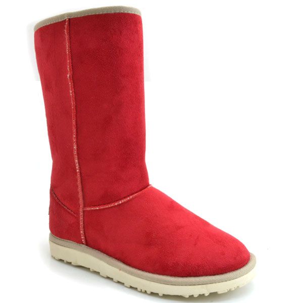 Ugg Kirmizi Duz Bot Ugg Bot Moda