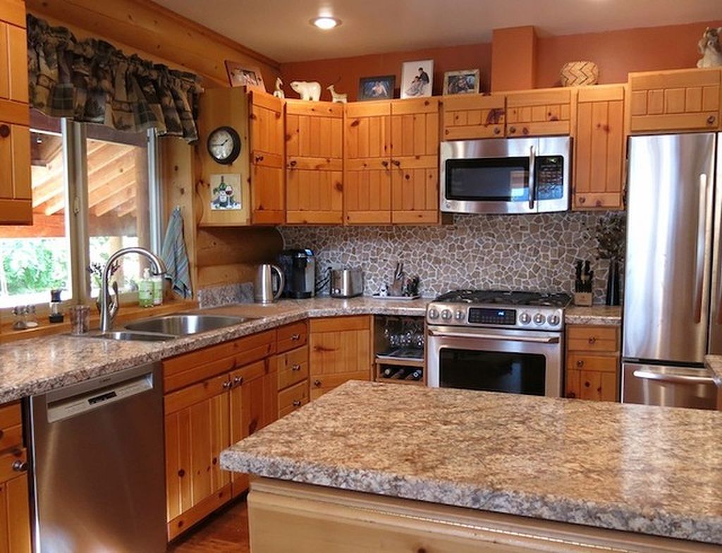 Log Cabin Kitchen Ideas 54 Log Cabin Kitchens, Rustic - Log Cabin Kitchen Ideas 54 Log Cabin Kitchens, Rustic