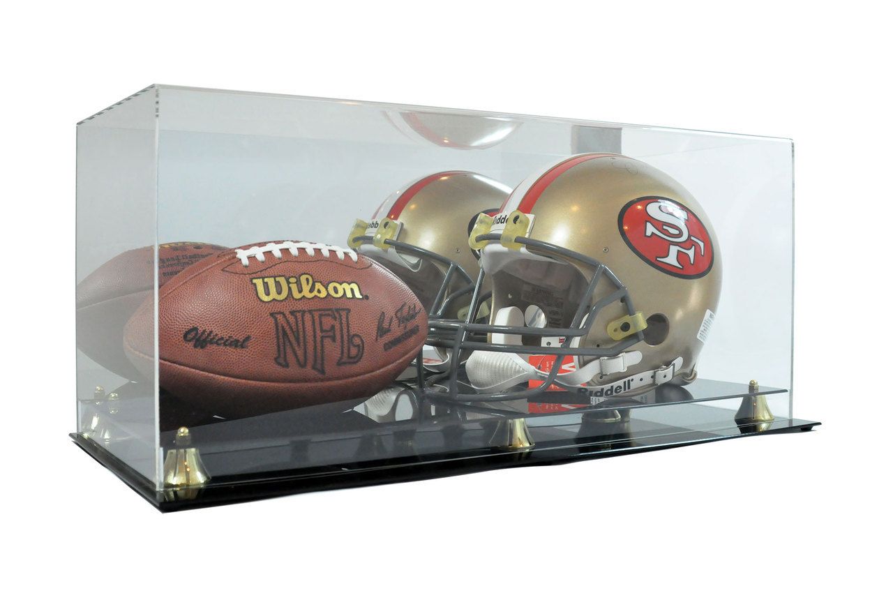 MX53 Football And Full Size Helmet Display Case Wohnen MX53 Football And Full Size Helmet Display Case Wohnen