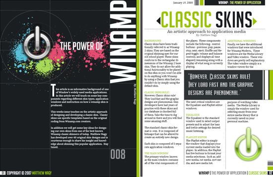 magazines layouts ideas