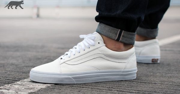 vans hombre blancas