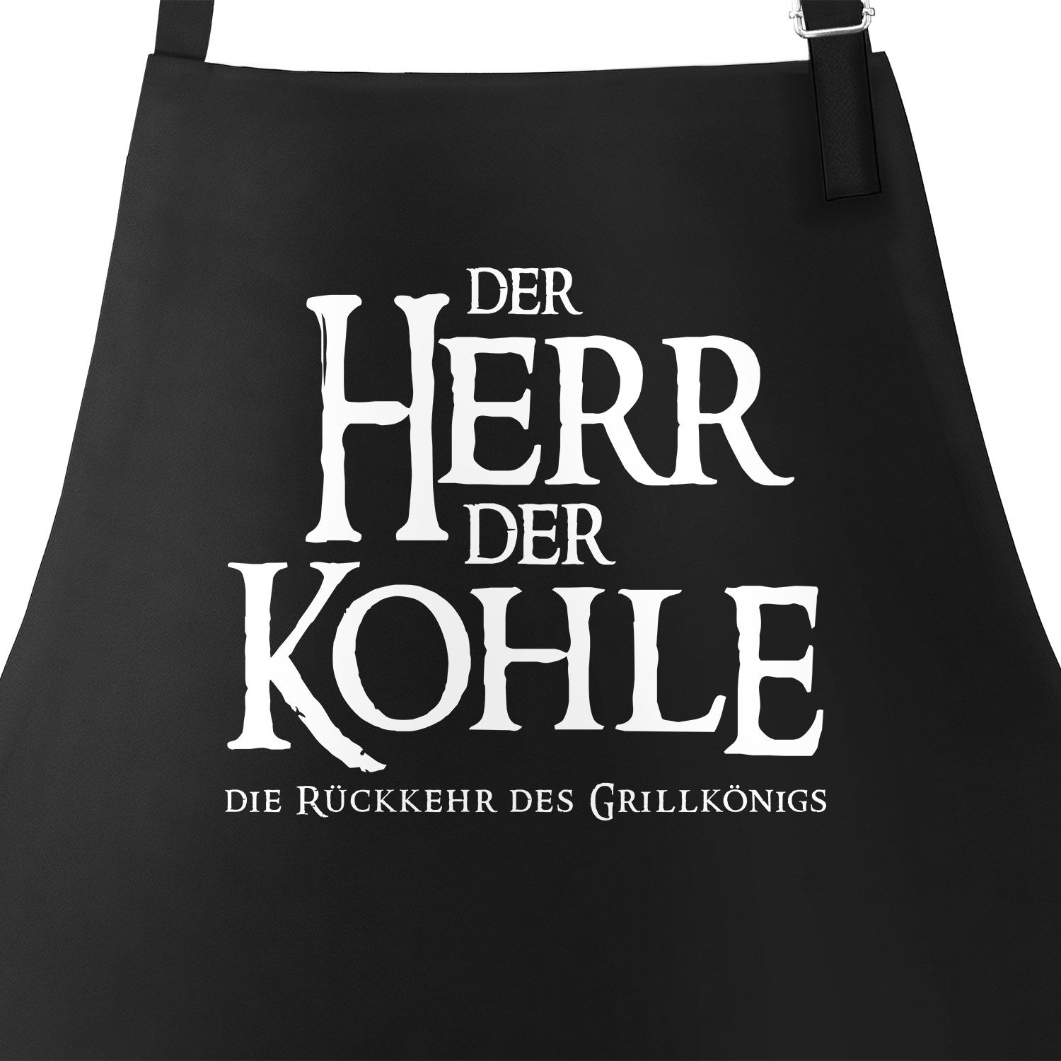 GrillSchürze für Männer mit Spruch Der Herr der Kohle die Rückkehr des