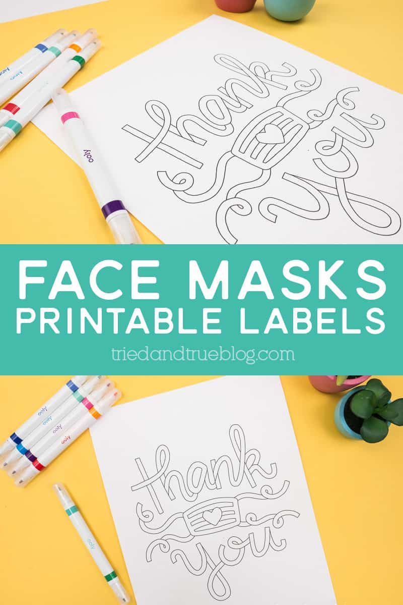 Download Thank You Essentials Coloring Page - Tried & True Creative in 2020 | Coloring pages, Free ...
