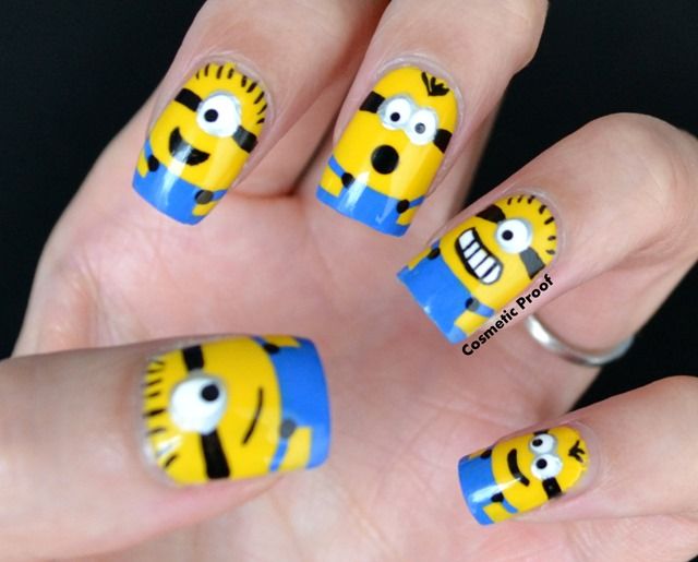 Minions Nail Art Design Nails Pinterest Minion Nail Art minions nail art design - Minions Nail Art Design Nails Pinterest Minion Nail Art