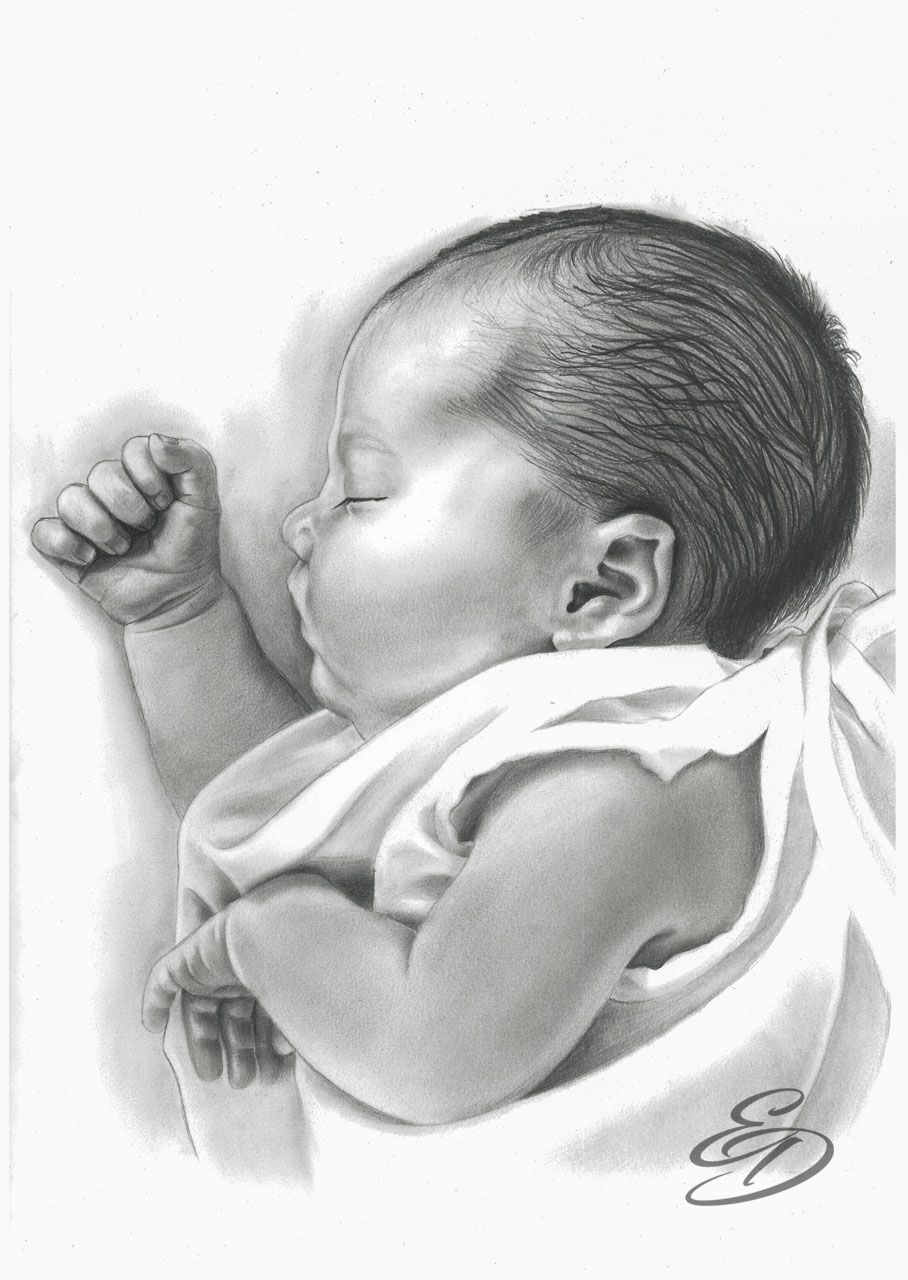 Download Baby Purity by Erik Dannesco | Baby drawing, Art, Coloring pages